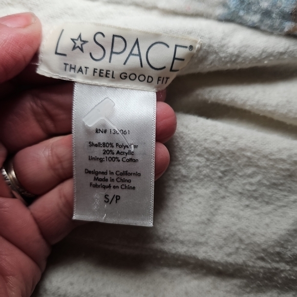 L* Space Womens Warm Seaside Shacket in Poolside & Cream S - Picture 9 of 13